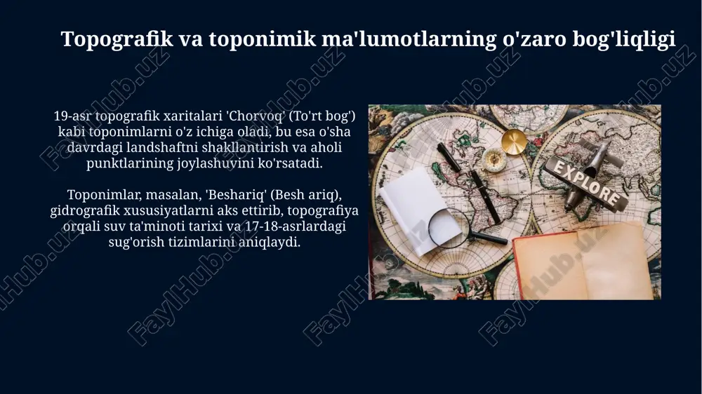 oʻlka tarixiga oid topografik va toponimik manbalar - Page 5