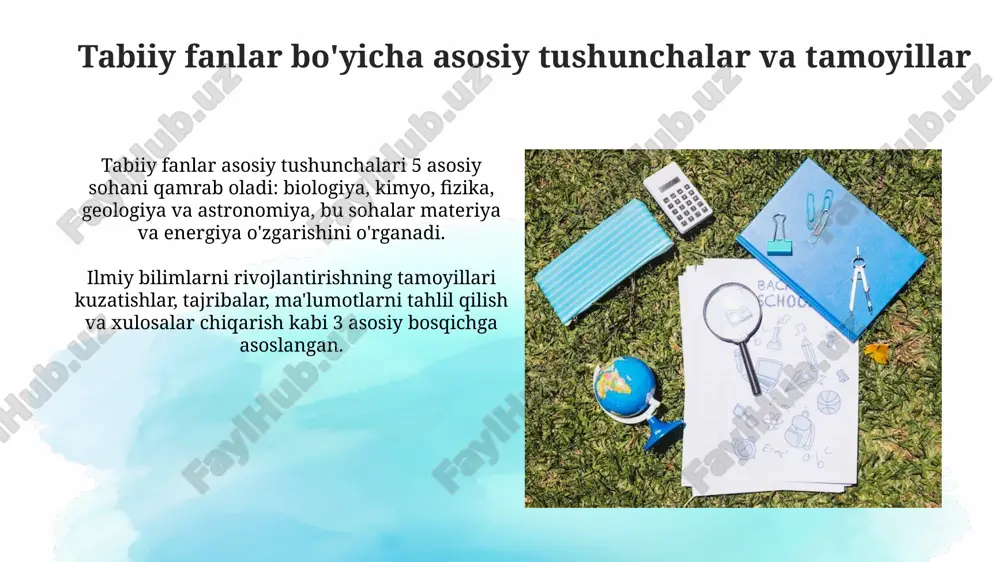 tabiiy fanlar bo'yicha milliy o'quv dasturi - Page 5