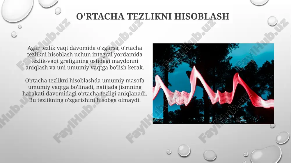suyuqlik oqimining sarfi va oʻrtacha tezligi - Page 5