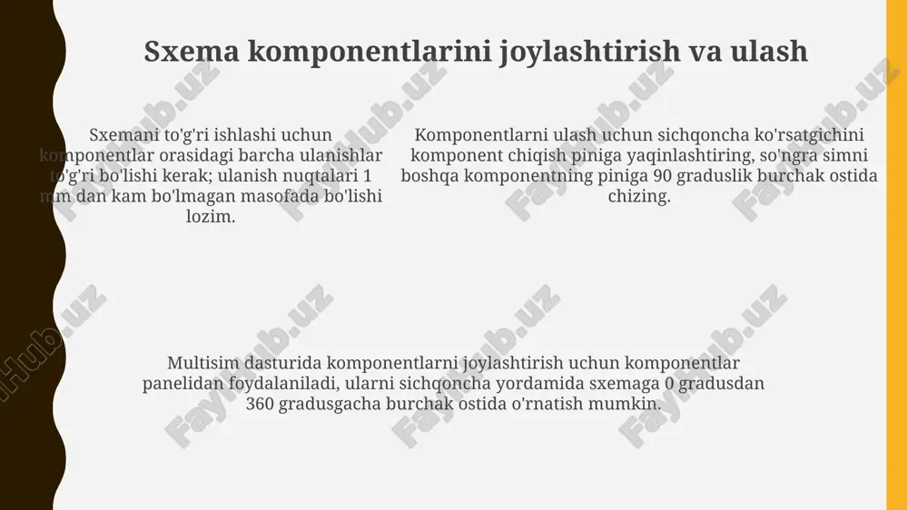 multisim dasturi yordamida sxemalar yaratish - Page 5
