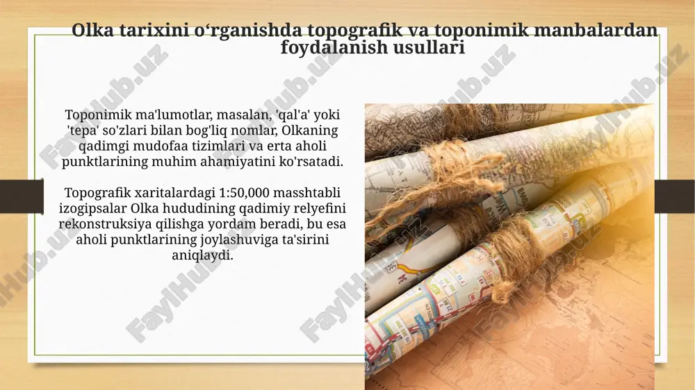 ólka tarixiga oid topografik va toponomik manbalar - Page 5