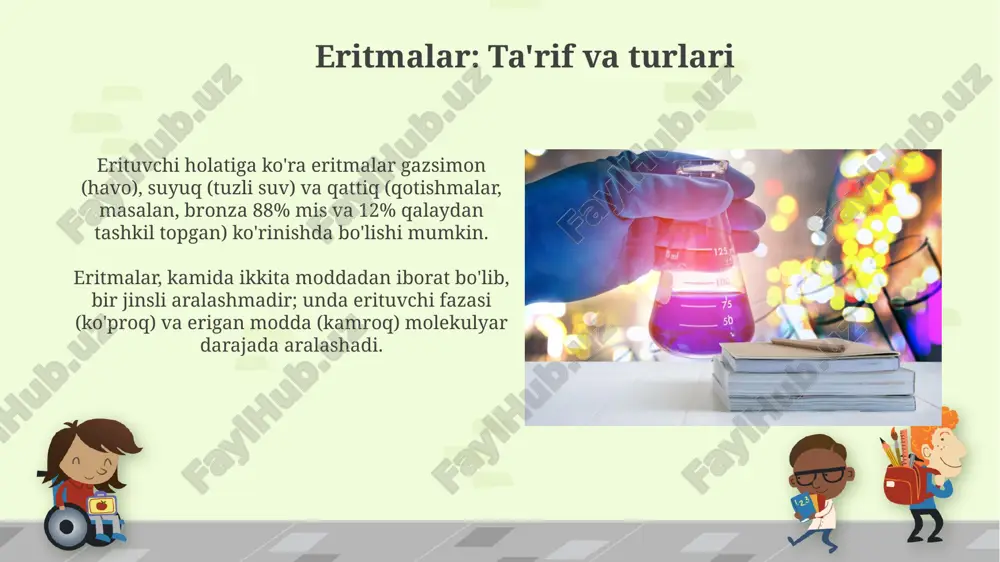 eruvchanlik va eritmalar konsentratsiyasi va undagi hisoblashlar - Page 5