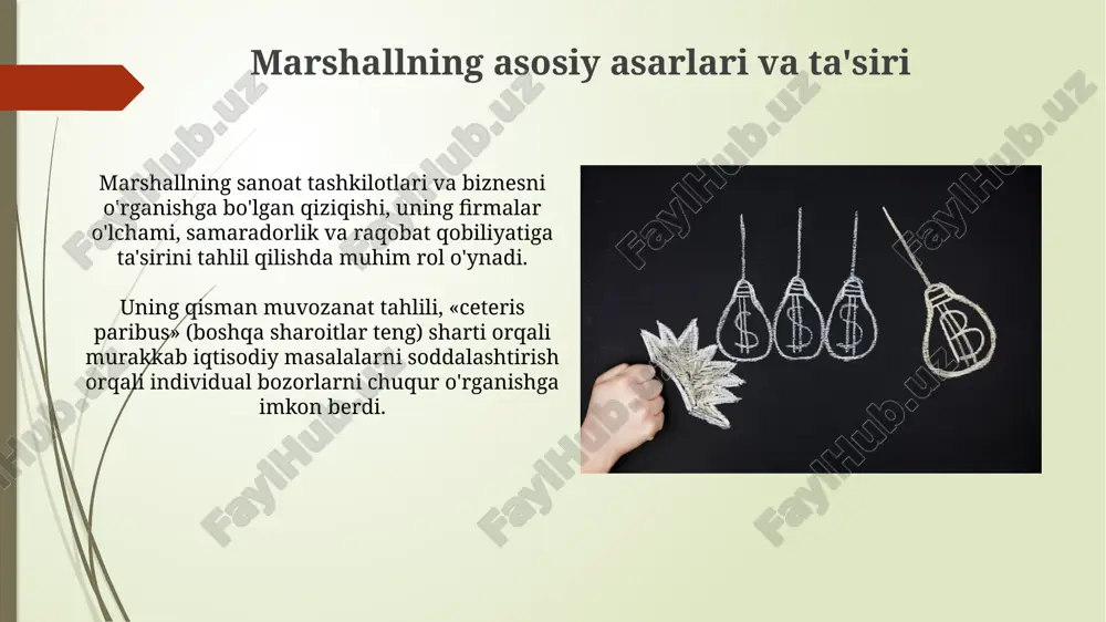 alfired marshilning iqtisodiy g'oyalari - Page 5