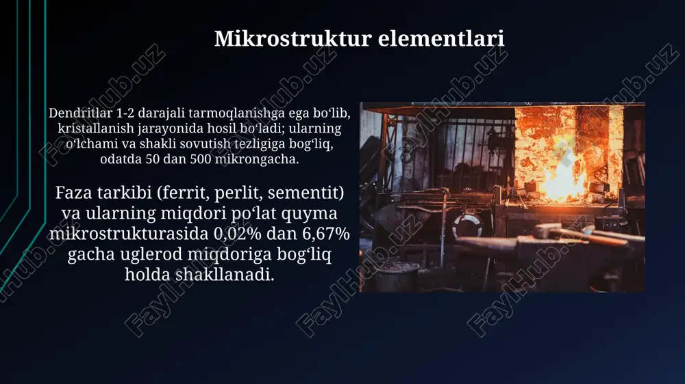 kristallanish va erish nazariyasi. po’lat quymasining tuzilishi - Page 5