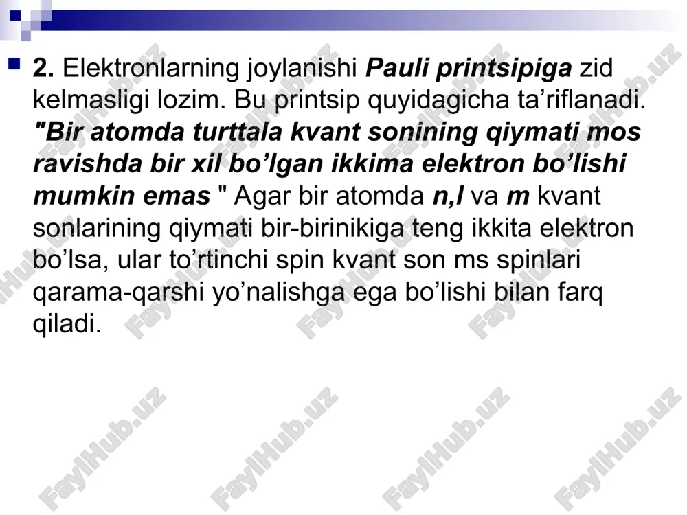 atomlarning elektron tuzilishi - Page 5