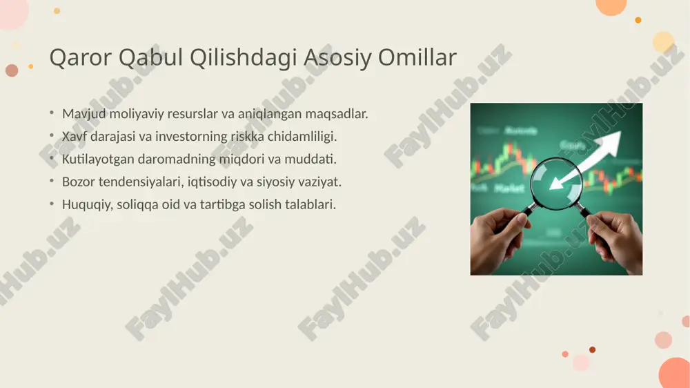 investitsion qarorlarni qabul qilish - Page 5