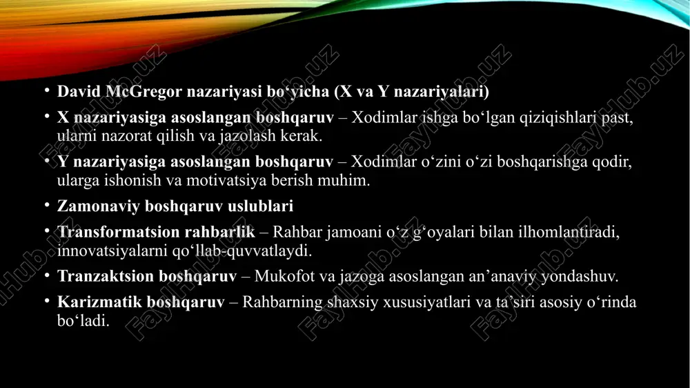 boshqarish jarayoni va stillari - Page 5
