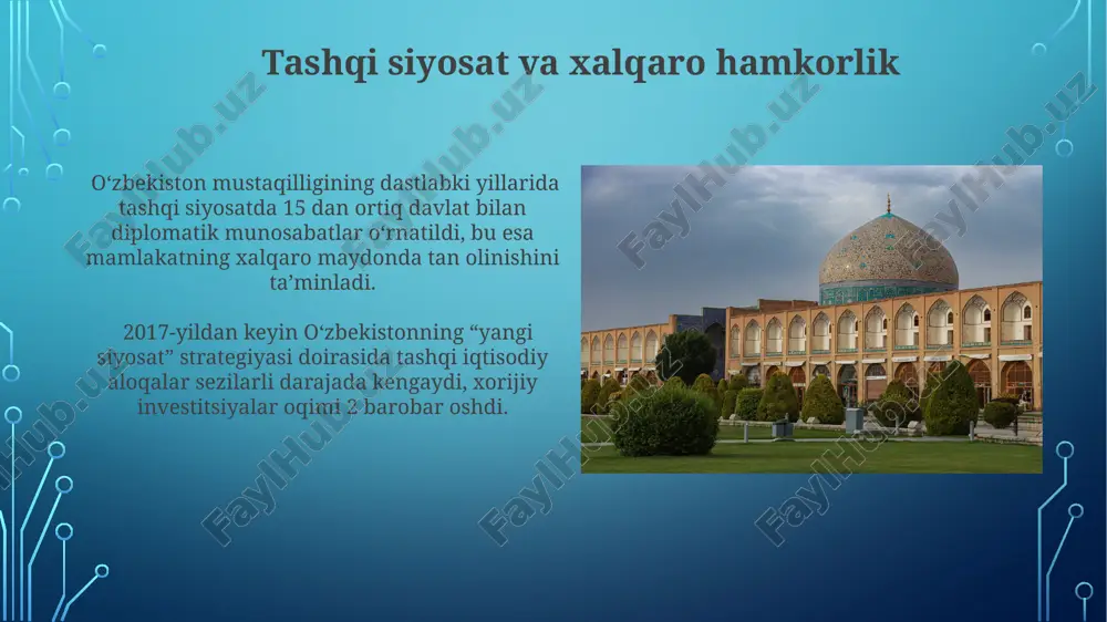 mustaqil o'zbekiston respublikasining tashkil topishi va uning tarixiy ahamiyati - Page 5