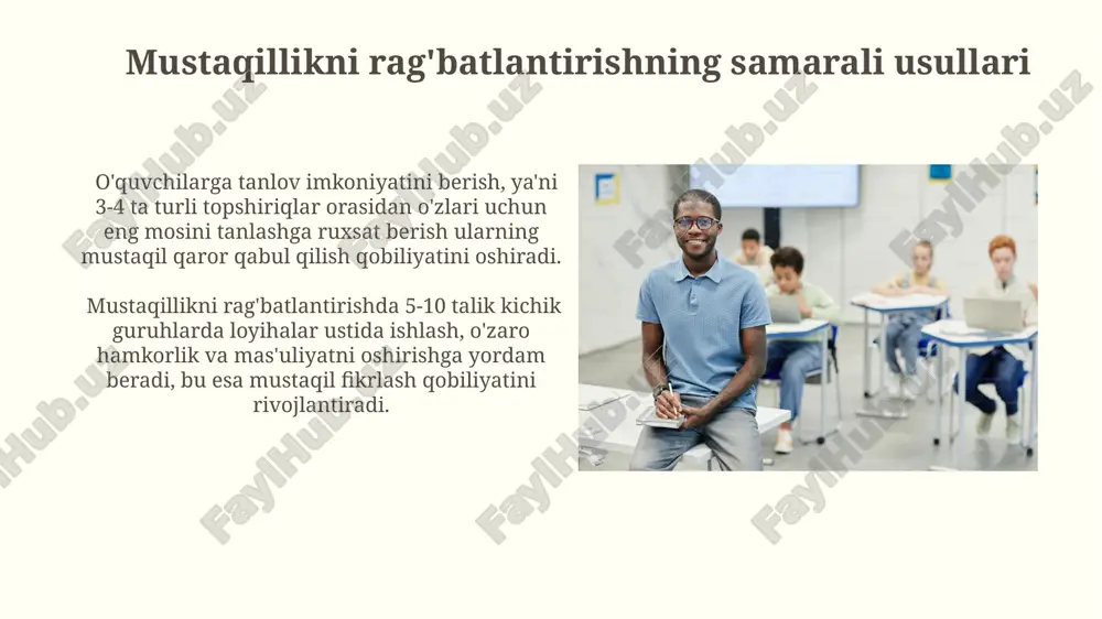 mustaqil fikrlash va o'qishning samaradorligi - Page 5
