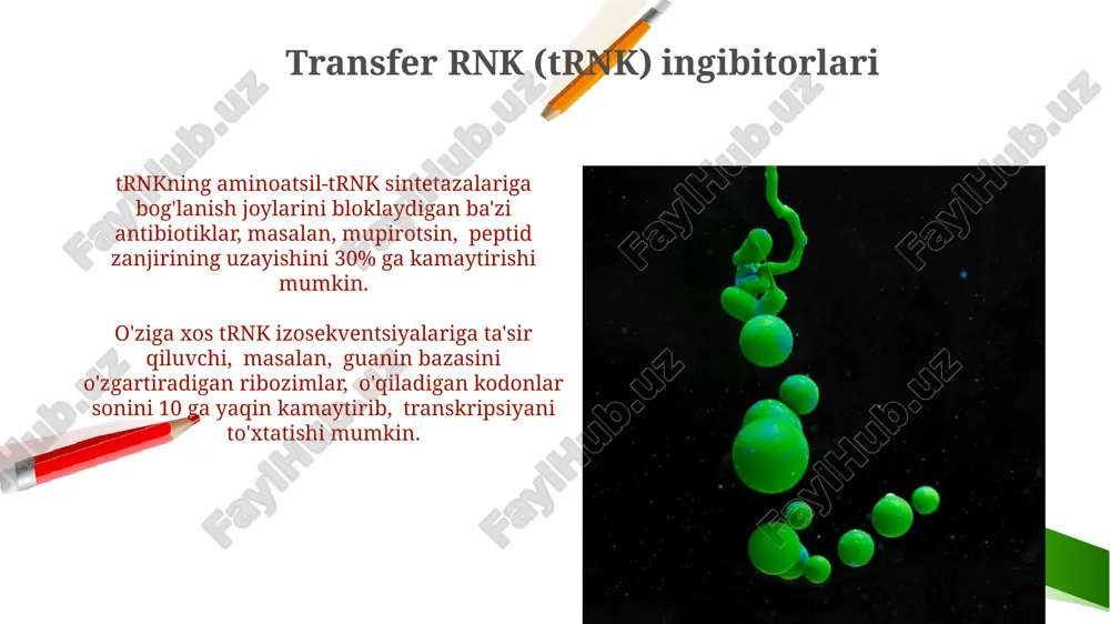 oqsil biosintezining ingibitorlari - Page 5