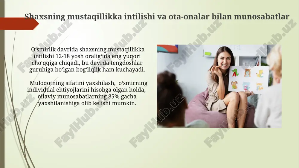o'smirlarga psixologik yordam ko'rsatish - Page 5