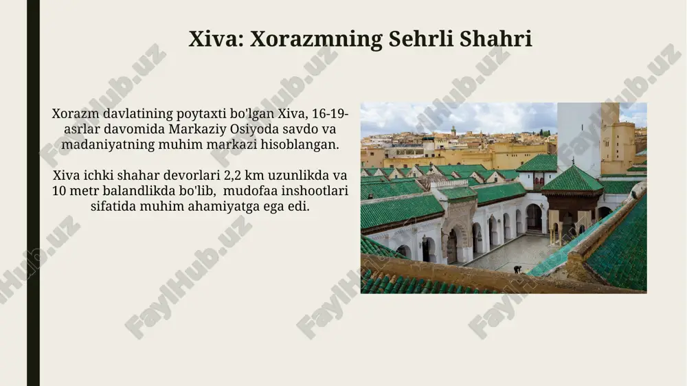 oʻzbekistonning asosiy turistik markazlarini oʻrganish - Page 5