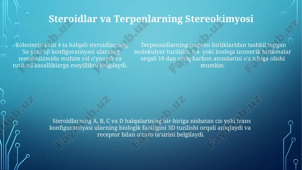 steroidlar va terpenoidlar - Page 5