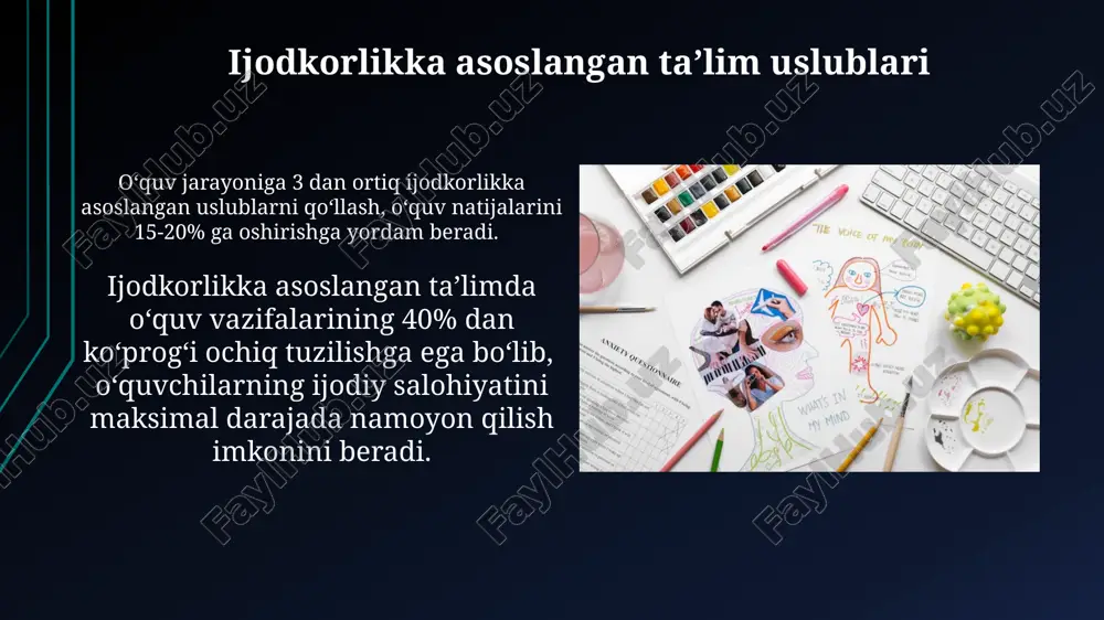 ta'limiy faoliyat ishlanmalar tuzishda pedagogning kreativligi - Page 5