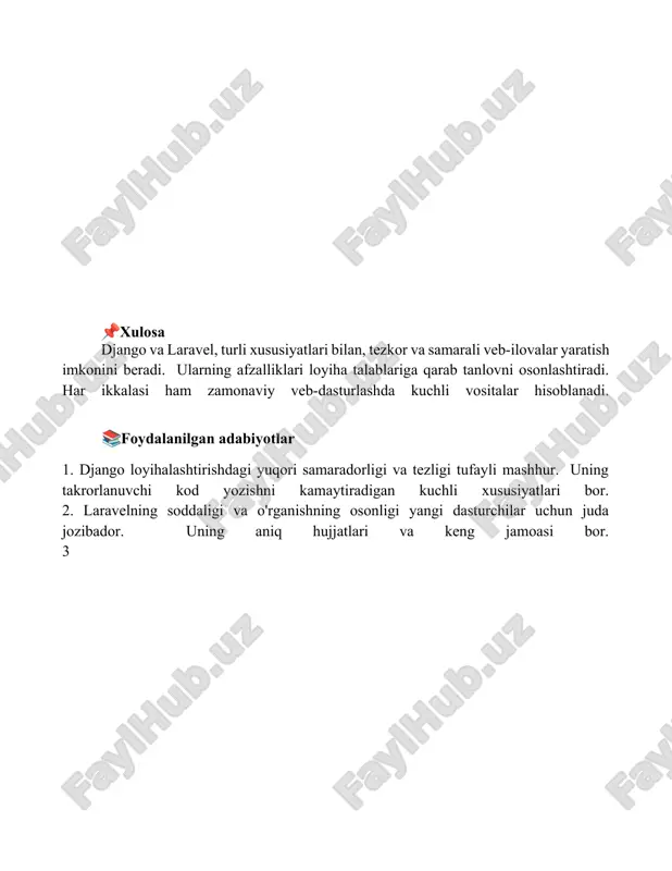 django va laravel backend frameworklarining veb-ilovalarni ishlab chiqishdagi afzalliklari - Page 5