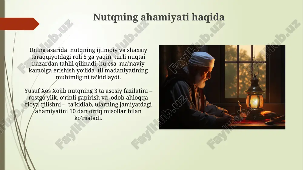 yusuf xos xojib so‘zning fazilatlari haqida - Page 5