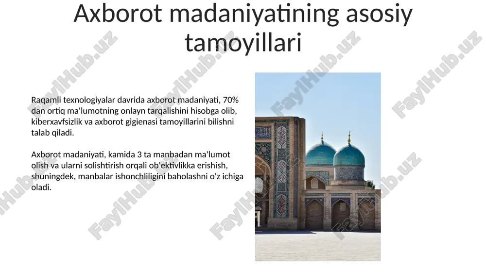 "axborotdan foydalanish madaniyati" doirasida ta'lim dasturi - Page 5