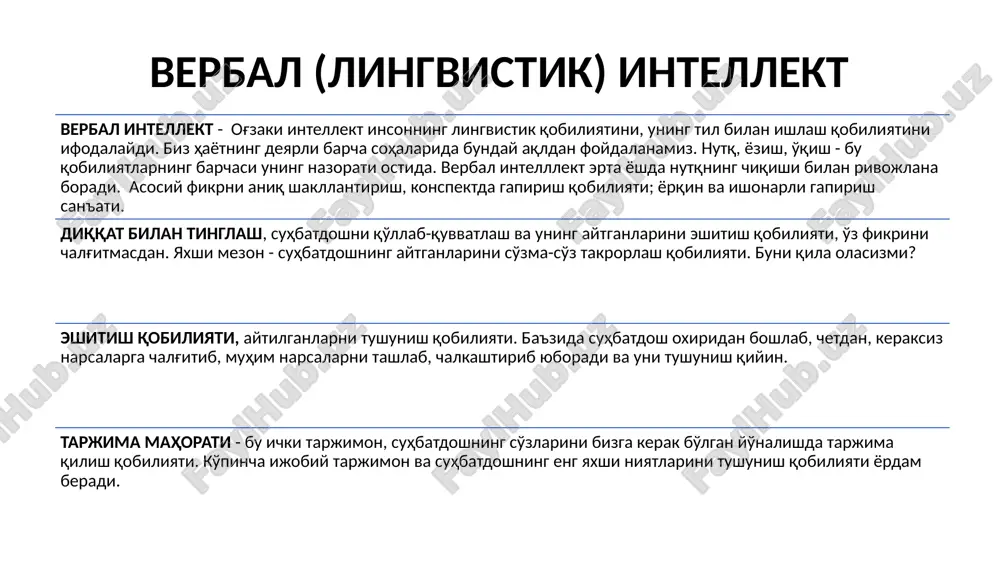 ta'limda intellektual qobiliyatlar. intellekt va mazmuni - Page 5
