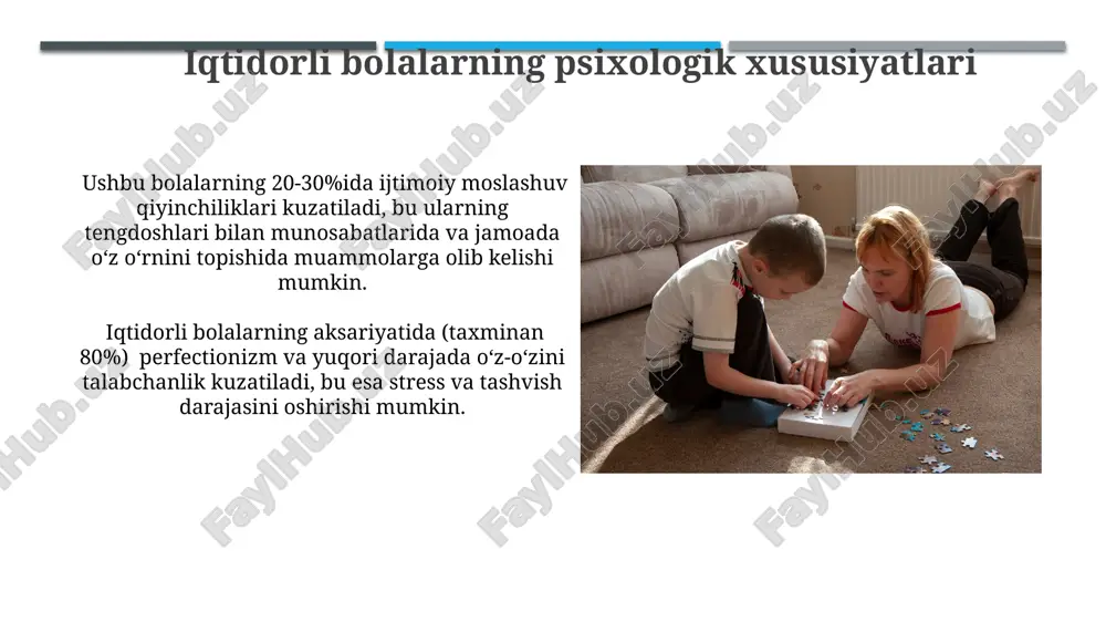 salohiyatli bolalar uchun psixologiya - Page 5