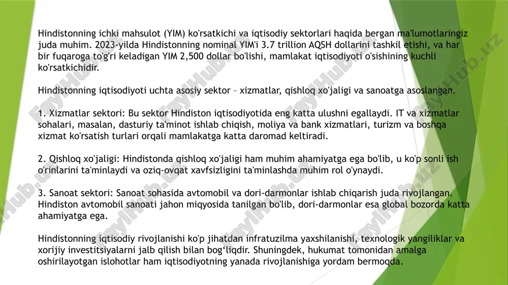 hindistonning global iqtisodiy rivojlanishi - Page 5
