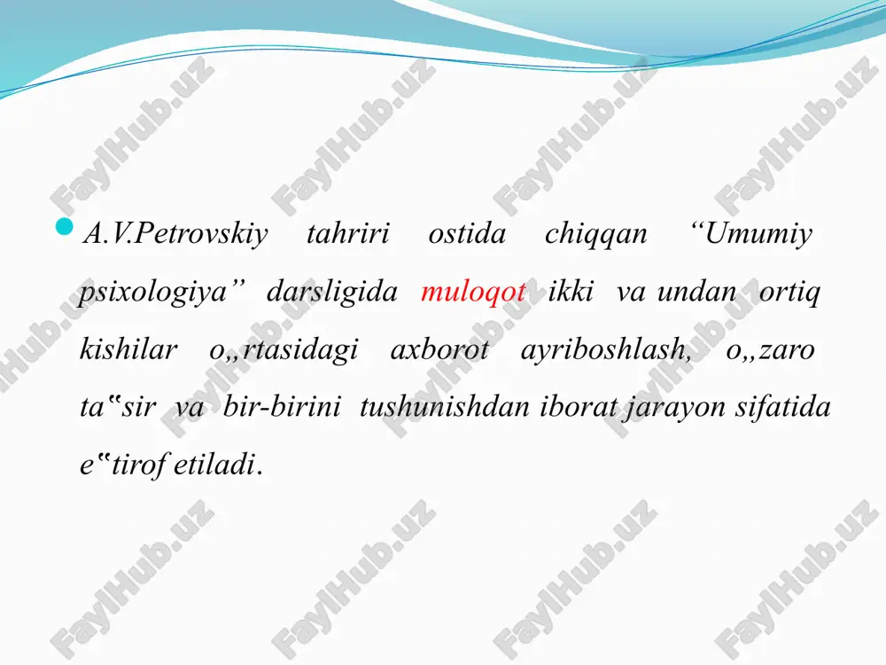muloqot va shaxslararo munosabatlar psixologiyasi - Page 5