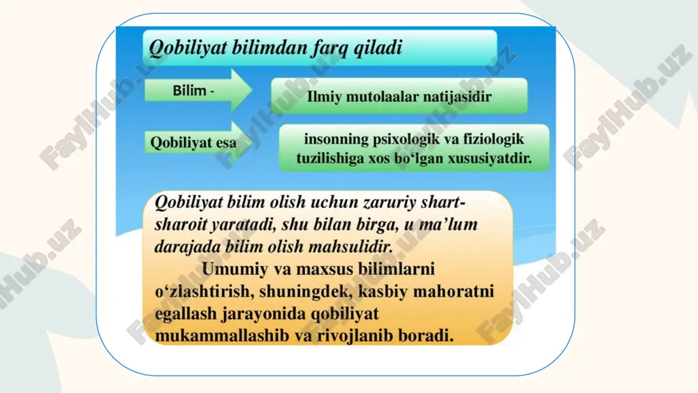 qobiliyatrivojlanishiga taʼsirqiluvchiomillar - Page 5