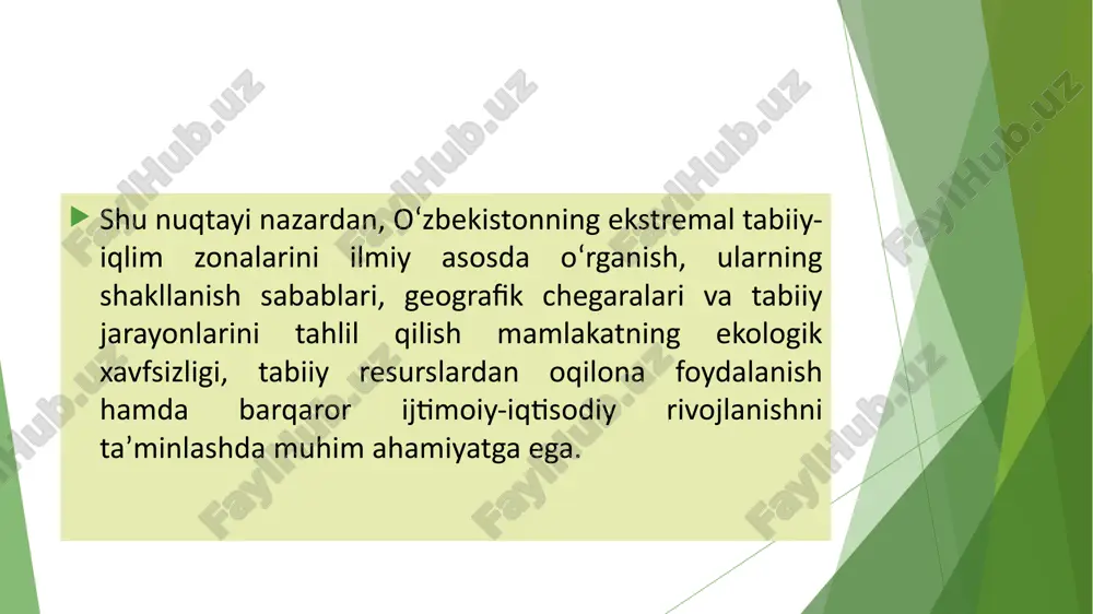o‘zbekiston respublikasining ekstremal tabiiy-iqlim zonalari haqida - Page 5