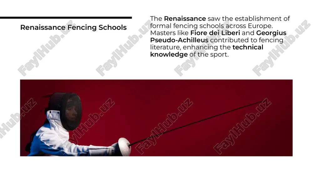 history of fencing - Page 5