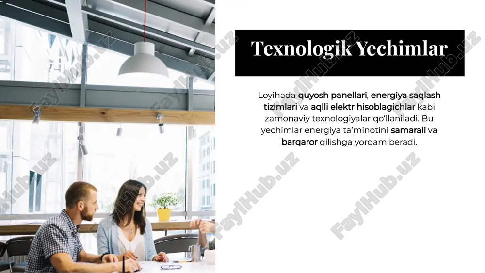 aqilli uylar uchun oddiy elektr taʼminoti loyiha taqdimoti - Page 5