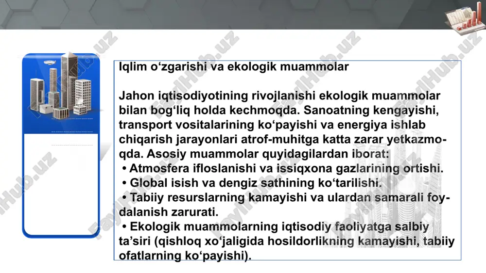 jahon iqtisodiyotida global muammolar va uni hal qilish yo’llari - Page 5