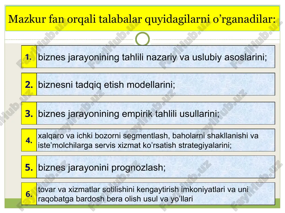 biznesni tadqiq etish usullari - Page 5