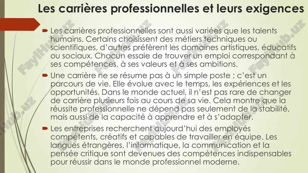 les travail et les carrieres professionnelles - Page 5