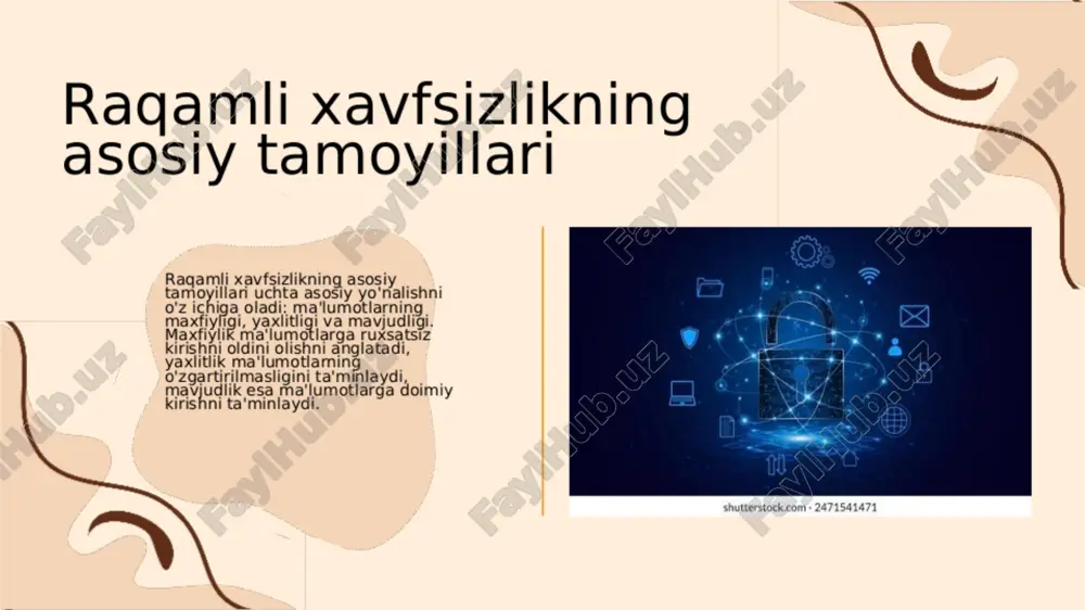 ragamli xavfsizlik va shaxsiy ma'lumotlar himoyasi - Page 5