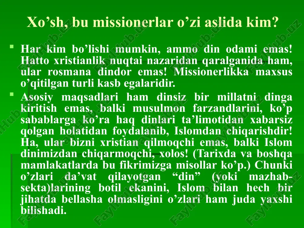 o’zbekistonda faoliyat olib borayotgan diniy konfessiyalar - Page 5