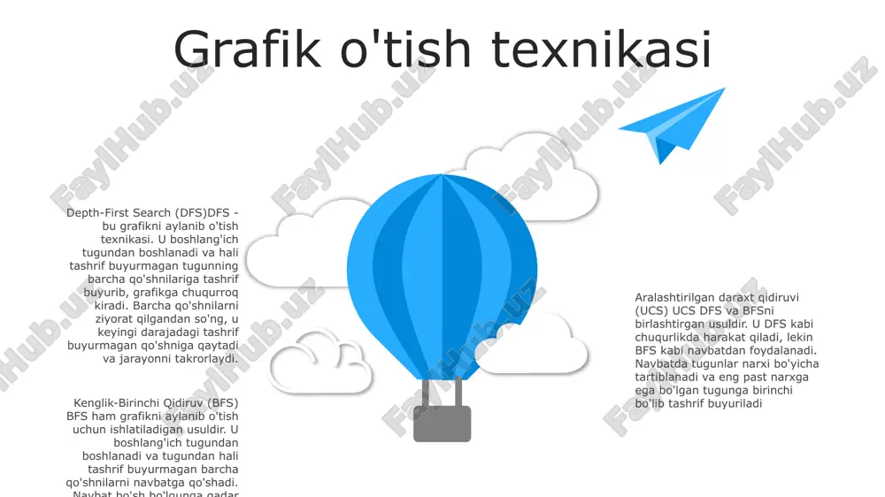 i bilan ishlashda rekursiv algoritmlar samarasiz bo'lishi mumkin. rekursiv qo'ng'iroqlar bir xil ma'lumotlarning bir nechta nusxalarini yaratadi, bu esa algoritm ishlashini sezilarli darajada sekinlashtirishi mumkin. 03 3. nosozliklarni tuzatish qiyin: rekursiv algoritmlarni disk raskadrovka qilish qiyin bo'lishi mumkin, chunki qo'ng'iroqlar to'plami murakkab va amal qilish qiyin bo'lishi mumkin. qaysi rekursiv qo'ng'iroqlar muammolarni keltirib chiqarayotganini yoki algoritmdagi xatolarga olib kelishini aniqlash qiyin bo'lishi mumkin. rekursiv algoritmlarning fazoviy murakkabligi rekursiv funksiya parametrlari: rekursiv funksiyalarning fazoviy murakkabligi, birinchi navbatda, har bir rekursiv chaqiruv vaqtida unga uzatiladigan va saqlanadigan parametrlar soni bilan aniqlanadi. funktsiya qancha ko'p parametrlarni talab qilsa, uning bajarilishi uchun xotira maydoni shunchalik katta bo'ladi. rekursiya chuqurligi: rekursiya chuqurligi funktsiya ichidagi ichki o'rnatilgan rekursiv qo'ng'iroqlarning maksimal darajasini bildiradi. har bir rekursiv qo'ng'iroq yangi stek ramkasini yaratadi va umumiy xotiradan foydalanish rekursiya chuqurligiga bog'liq. rekursiya qanchalik chuqurroq bo'lsa, stek xotirasi shunchalik ko'p sarflanadi. mahalliy o'zgaruvchilar: rekursiv funktsiyalar ko'pincha har bir rekursiv qo'ng'iroqda mahalliy …