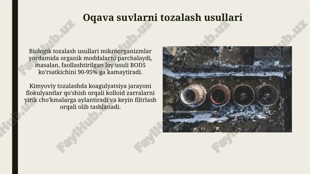 sanoat korxonalari suvlarini har xil elementlaridan tozalash - Page 5