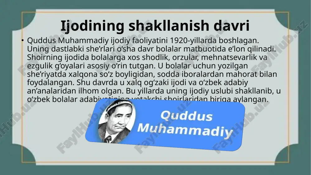 quddus muhammadiy hayoti ijodi - Page 5