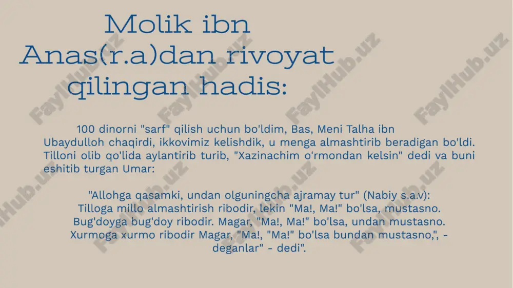 islom iqtisodiyotida sarf masalasi. - Page 5