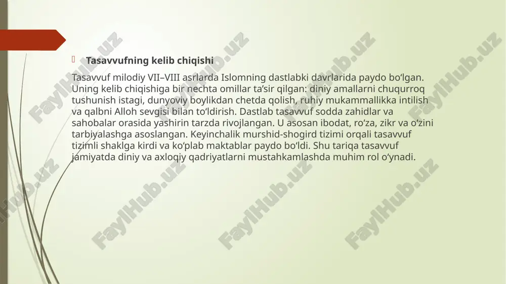 tasavvuf tushunchasi va mohiyati - Page 5