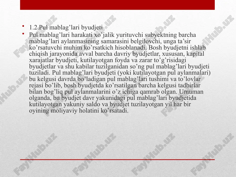 byudjetlashtirish va xarajatlar nazorat qilish - Page 5