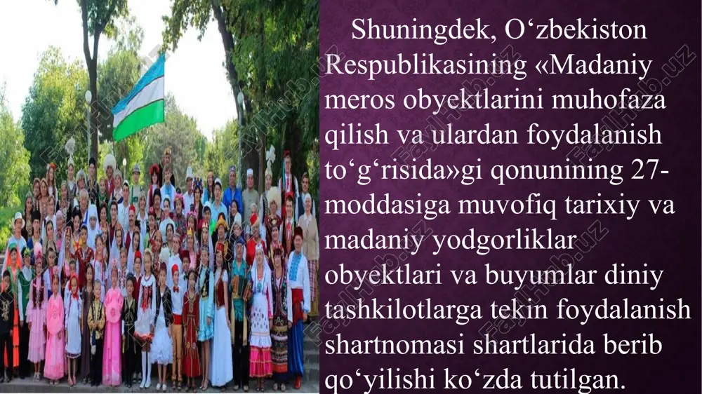 o‘zbekistondafaoliyat yurituvchi diniy tashkilotlar - Page 5