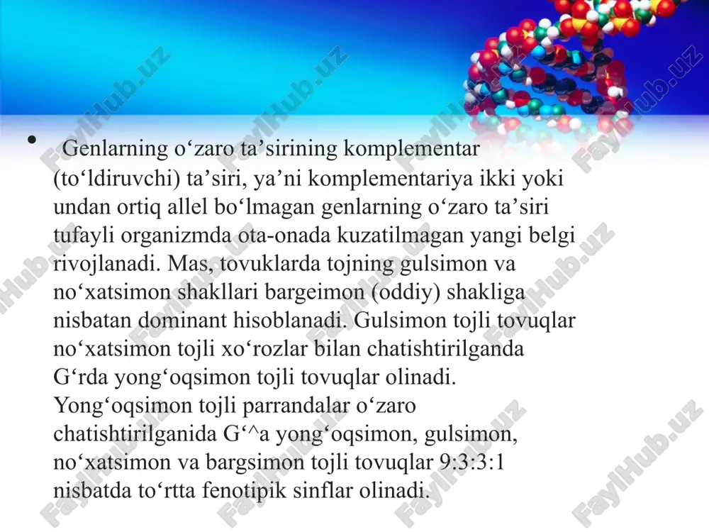 genlarning komplementar tasiri - Page 5