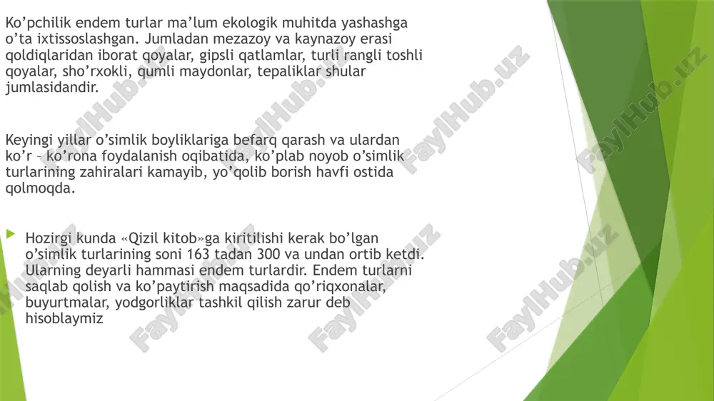 o'zbekiston endemik o'simliklari - Page 5