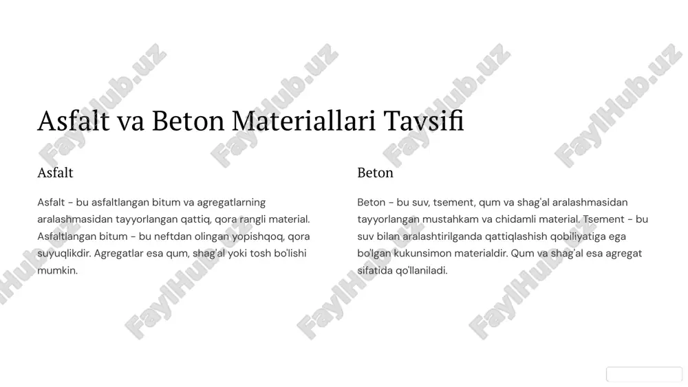 asfalt va beton haqida umumiy malumotlar va tushunchalar - Page 5