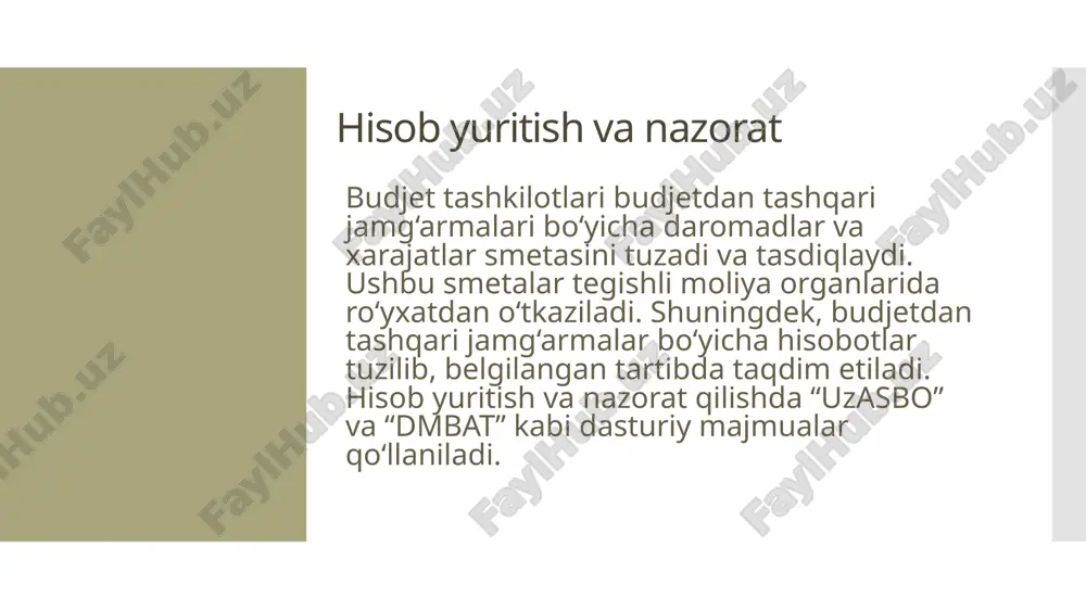budjet tashkilotlarining rivojlantirish jamg’armasi mablag’lari bo’yicha moliyaviy natijalar hisobi - Page 5
