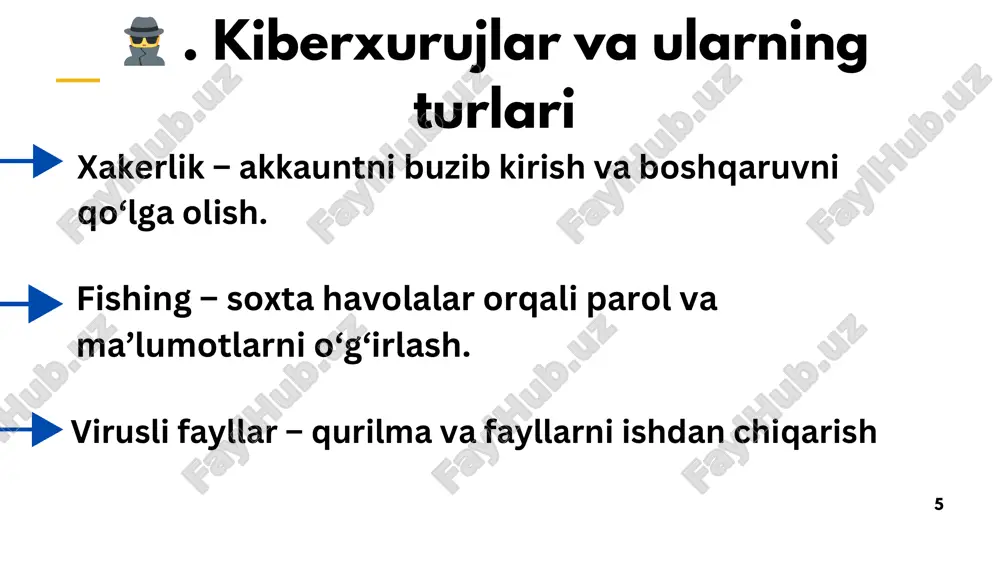 ijtimoiy mediada tahdidlar, xurujlar va xavf-xatarlar - Page 5