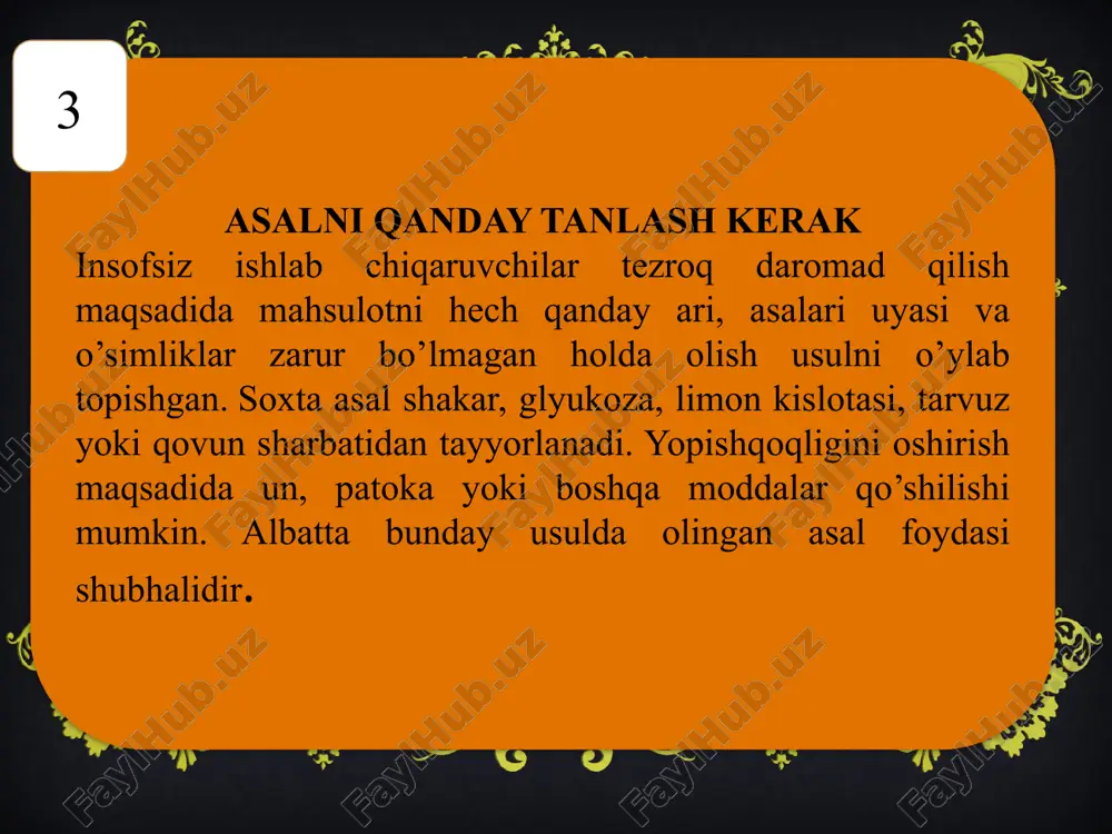 asalarichilik mahsulotlarini ishlab chiqarish texnologiyasi - Page 5