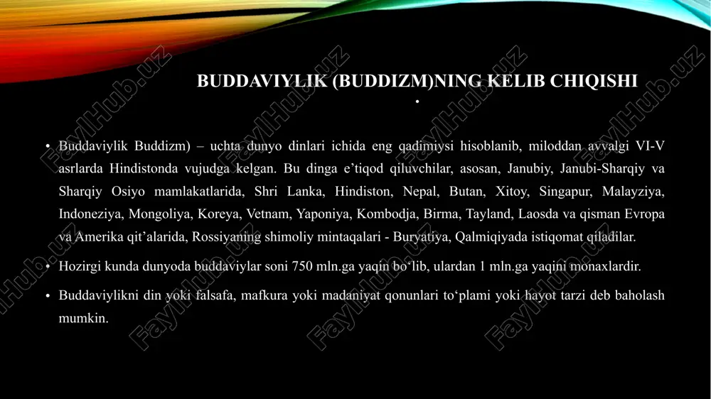 ida shaharma-shahar, qishloqma-qishloq yurib, ular aholisini buddaviylikka da’vat qilib, ularga budda ta’limotini o‘rgatib yurishgan. faqatgina musson yomg‘irlari tinmay quygan 3 oydagina o‘z ibodatxonalarida muqim bo‘lib ibodat bilan shug‘ullanganlar. miloddan avvalgi 273-232 yillarda hukmronlik qilgan imperator ashoka davri buddaviylikning keng hududga yoyilishiga katta imkoniyatlar yaratdi. ashoka o‘zining ilk hukmronlik paytidanoq buddaviylikka e’tiqod qila boshladi. u buddaviylikka, monaxlariga, ularning hindiston bilan chegaradosh davlatlarga qilgan missionerlik harakatlariga xayrixohlik qildi. ular o‘z da’vatlari asosida biron-bir erlik aholi yoki ruhoniylar tomonidan qarshilikka uchrasalar ham hech qanday qarshi harakat qilmay, o‘z yo‘llarida davom etganlar. agar mahalliy aholi tomonidan o‘zlariga nisbatan xayrixohlik sezsalar, o‘sha erga ko‘proq ahamiyat berib, ularni ko‘proq da’vat qilishgan. buddaviylik jamoalari har qanday boshqa din, madaniyat va urf-odatlar qamrovida yoki aralashuvda bir necha yuz yillab o‘zlarini saqlab qolish hamda fursat kelganda ularga o‘z ta’sirlarini o‘tkazish qobiliyatiga egadirlar. ularning bu xususiyatlari hindistonda musulmon hukmdorlar davrida, shri-lankada portugallar, gollandlar va inglizlar mustamlakasi davrida, xitoy va yaponiya …