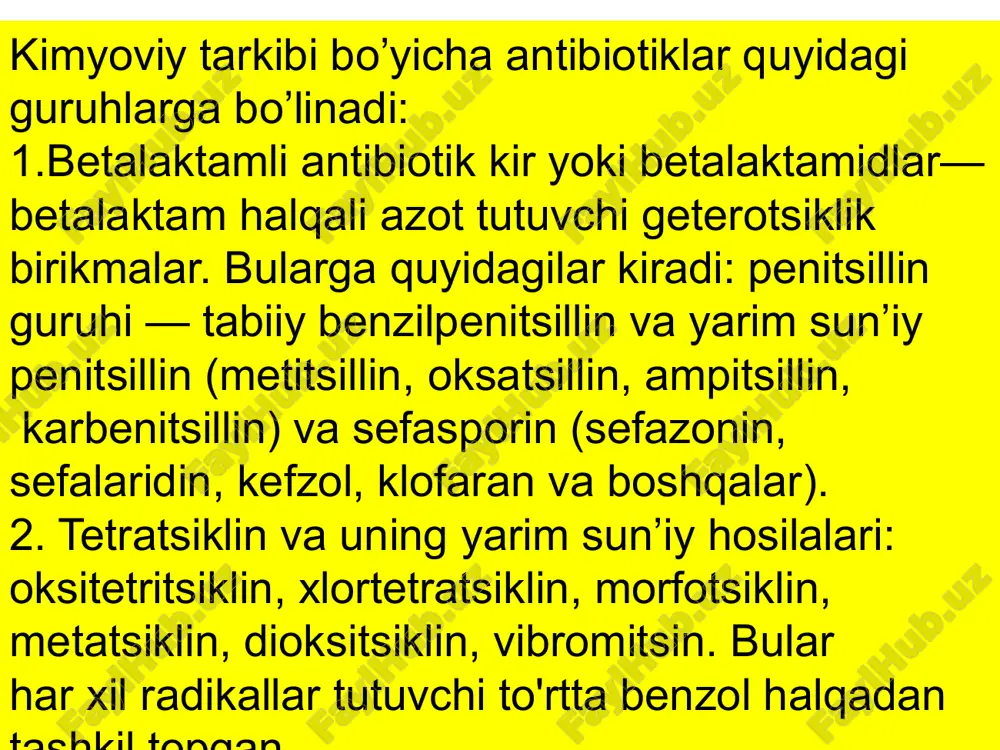 ar, ko'llar, tog' suvlari va sun'iy suv omborlaridan foydalaniladi. muayyan sharoitda mikroorganizmlarning suvda qanchalik uzoq saqlanishida suvning kimyoviy tarkibi, quyosh radiatsiyasi va suv manbaining turi muhim ahamiyatga ega. kuydirgi qo’zg’atuvchisining sporasi suvda yillab, salmonellalar, leptospiralar, gepatit v virusi bir necha oylab, ichburug', vabo va brutsellyoz qo'zg'atuvchilari bir necha kun yashashi mumkin. shartli-patogen, nosporagen bakteriyalar esa suvda bir necha hafta davomida hayot faoliyatini saqlab turadi. havo mikroflorasi mikroorganizmlarning ko'payishi uchun havo noqulay muhit hisoblanadi, chunki havoda oziq moddalar va namlik kam bo'ladi, quyosh nurlari ta ’sir ko'rsatadi. havodagi mikroorganizmlar hayot faoliyatini uning tarkibidagi suv, tutun, dud, chang zarralari ta'minlab turadi. 1 g changda 1 mln. tagacha bakteriya bo‘lishi mumkin. havo mikroflorasini shartli ravishda doimiy, ya’ni tez-tez uchraydigan va almashinib turadigan bakteriyalarga bo'lish mumkin. havoning doimiy mikroflorasi, asosan, tuproq mikroflorasi hisobiga shakllanadi, ko'proq turli xil pigment hosil qiluvchi kokklar, spora hosil qiluvchi batsillalar, aktinomitsetlar, zamburug'lar, viruslar bo'ladi. atmosfera havosining mikroorganizmlar bilan ifloslanishi, …