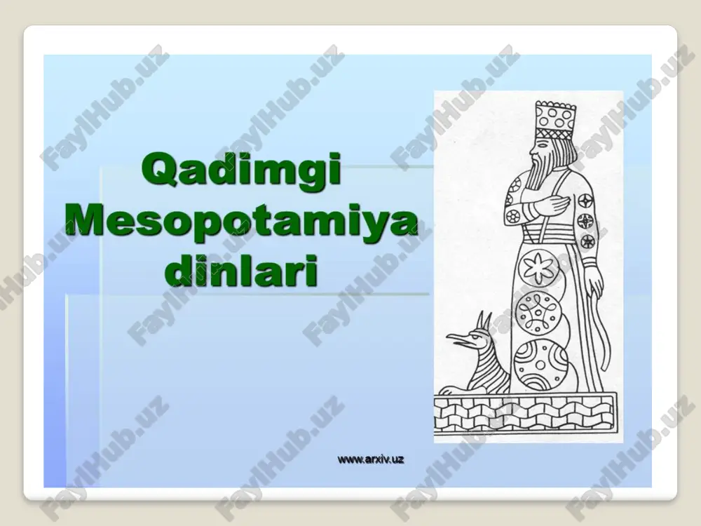 qadimgi mesopotamiya madaniyati - Page 5